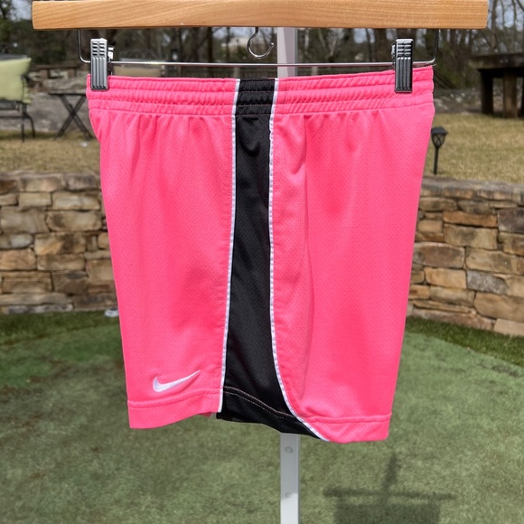 Nike Womens' Pink Shorts with Black Sides - Picture 3 of 15